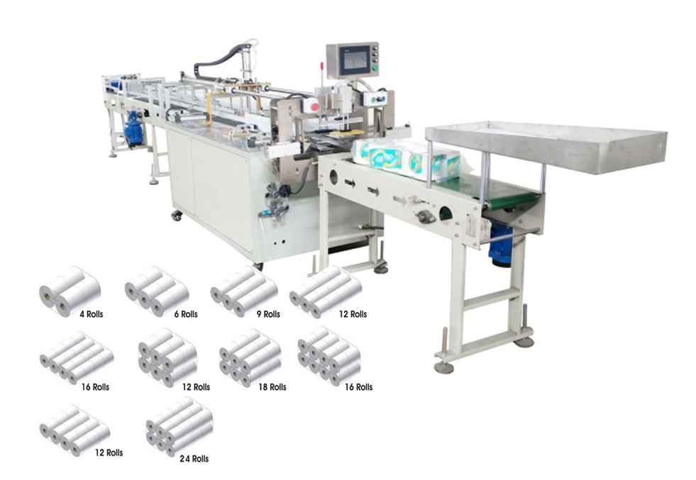 Multi-Function Semi Automatic Rolls Packing Machine