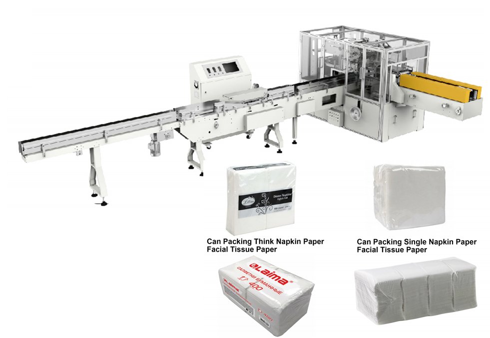 Fully Automatic Napkin Paper Facial Tissue Paper Packing Machine