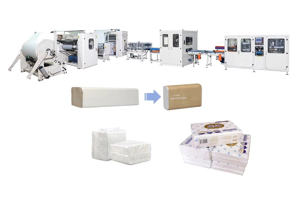 Non Stop N Fold Hand Towel Paper Making Machine
