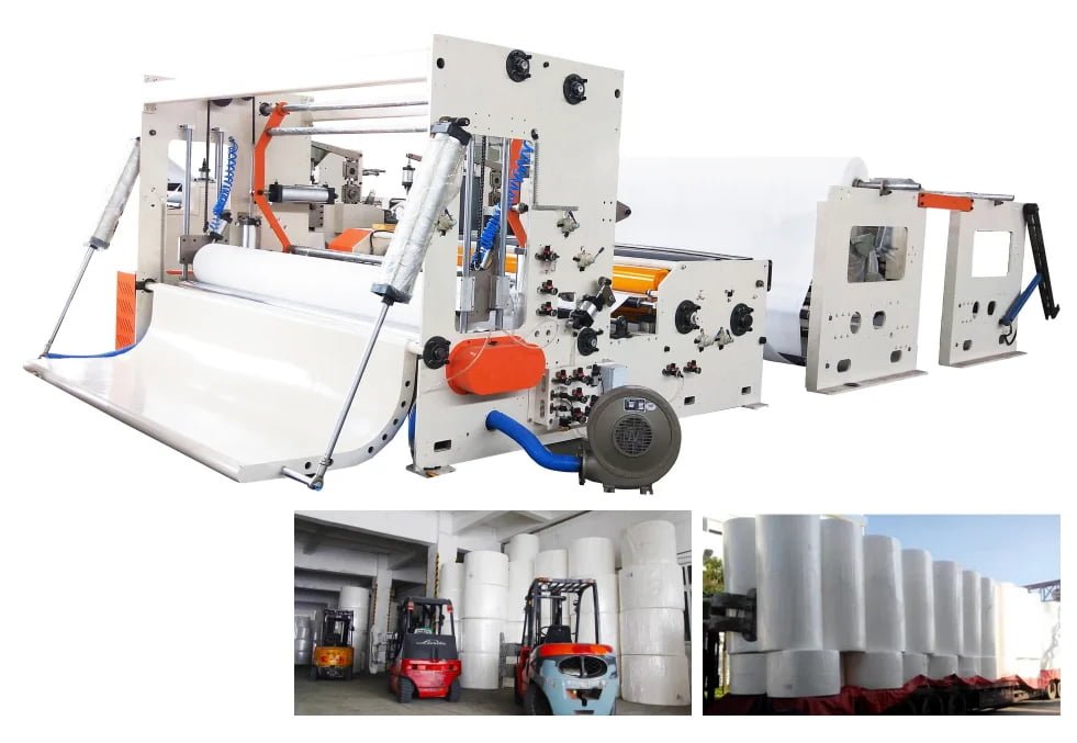Wallboard Type Jumbo Roll Slitting And Rewinding Machine, Heavy‑Duty Slitter Rewinder for Tissue Raw Material Processing