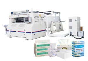 Wallboard Type V Fold Facial Tissue Paper Making Machine Model 7L